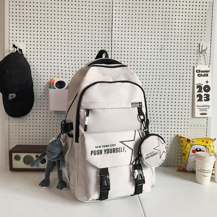 Ergonomic Urban Travel School Backpack