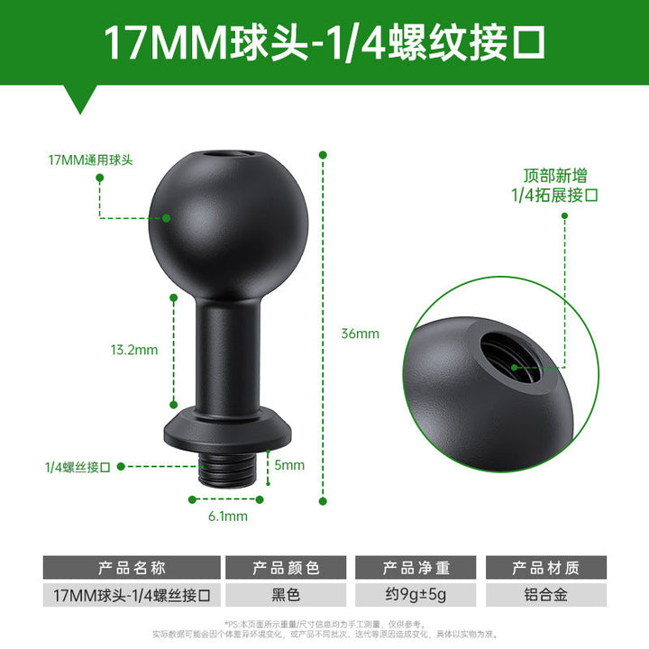 Unisex Ball Head Mounting Adapter Kalsten