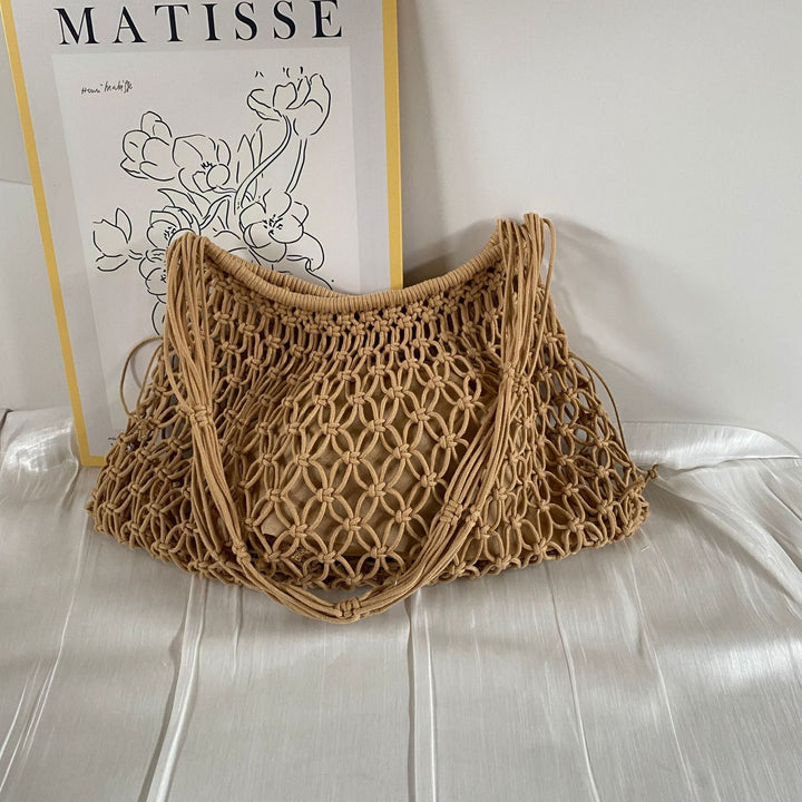 Hand-knotted shopping and leisure bag Kalsten