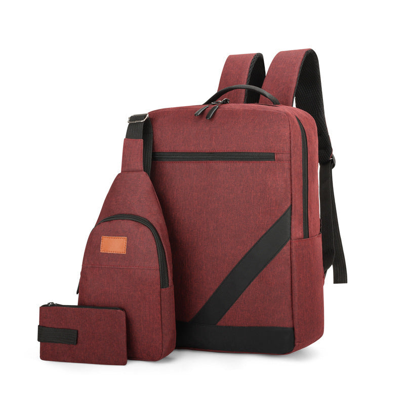 Smart Travel Backpack with Compact Sling Bag Kalsten