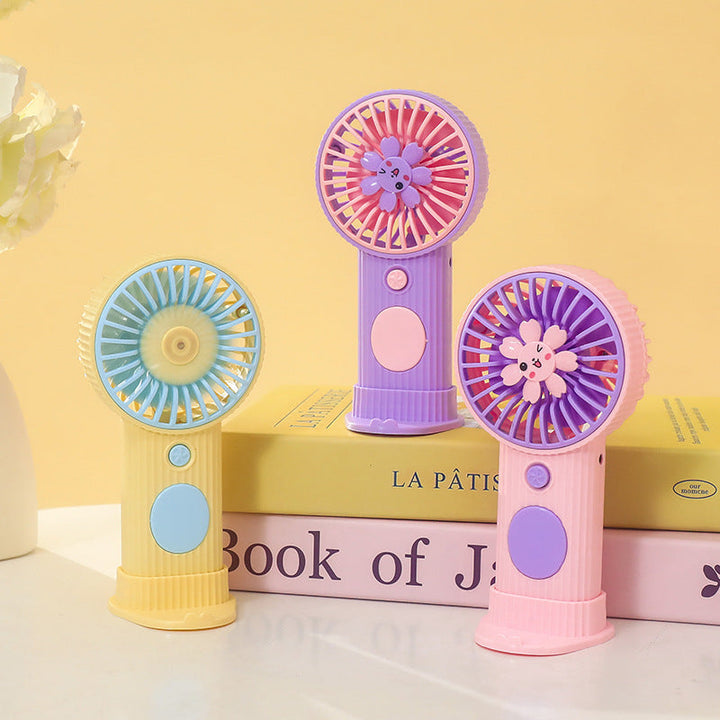 Ladies portable mini hand fan with creative flower design Kalsten