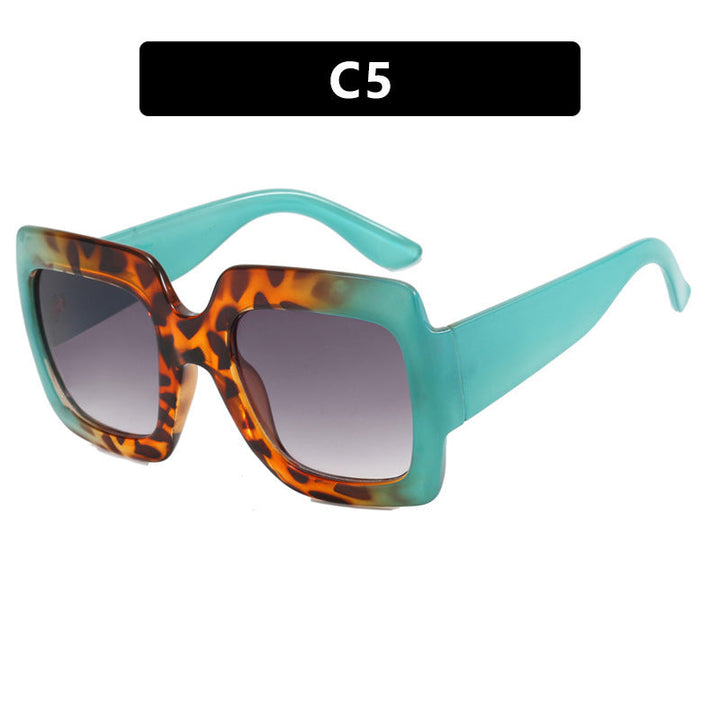 Women's oversized square sunglasses with striking tortoiseshell design Kalsten