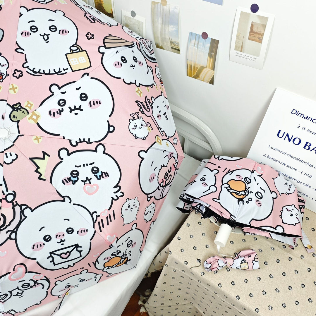 Women's Foldable Umbrella with Humorous Animal Design Kalsten