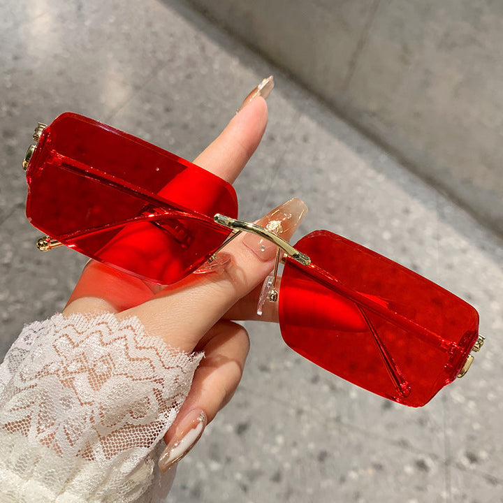 Women's oversized sunglasses with high-quality metal frame and polarized lenses Kalsten
