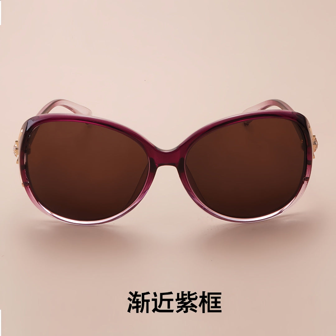 Ladies Luxurious Oversize Sunglasses with Stylish Decor Kalsten