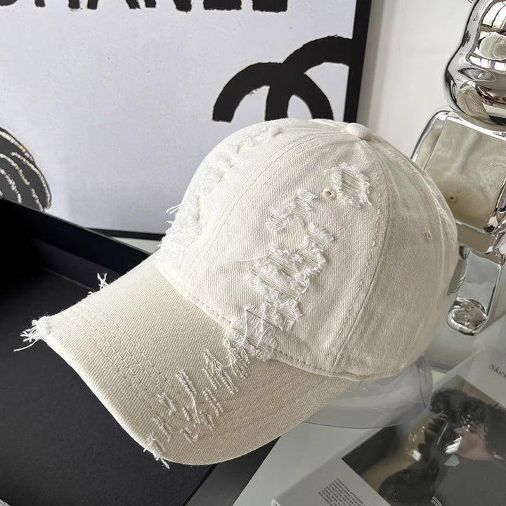 Unisex Distressed Denim Cap Kalsten