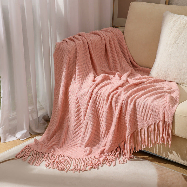 Ladies cozy throw blanket Kalsten