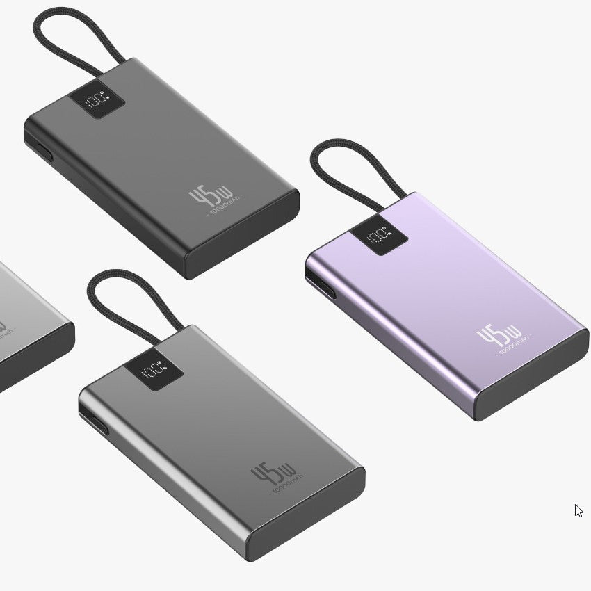 Portable high-performance power bank with smart charging display and USB-C connection Kalsten
