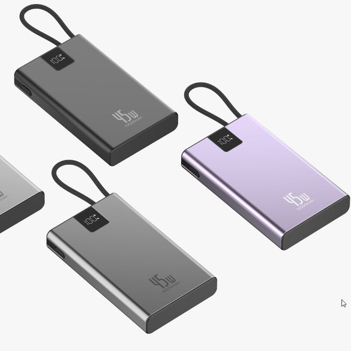 Portable high-performance power bank with smart charging display and USB-C connection Kalsten