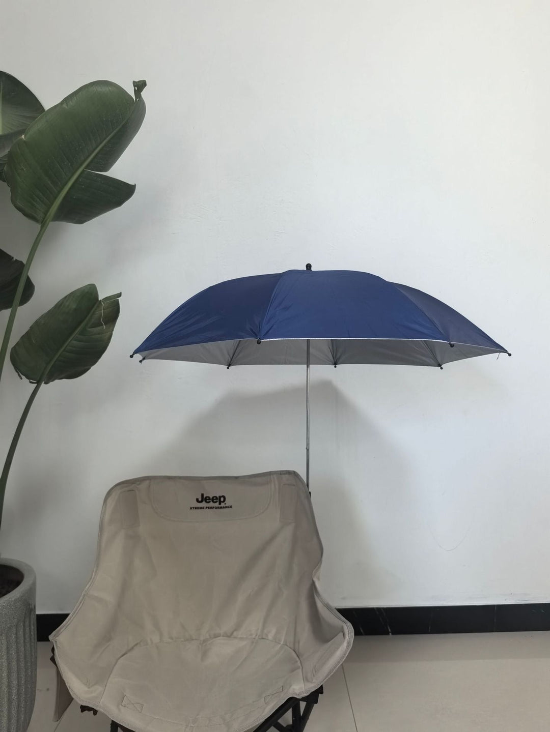 Women's Adjustable Beach Sunshade Umbrella with Ground Anchor Kalsten