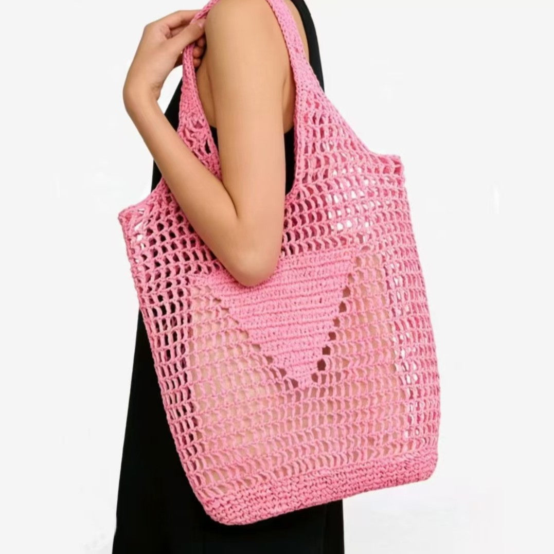 Hand-knotted net tote bag Kalsten