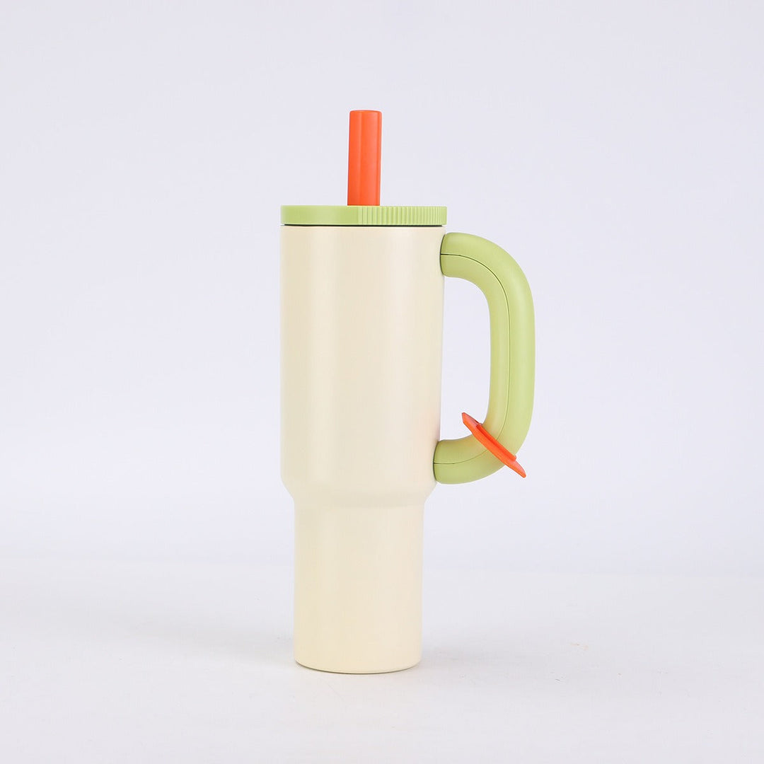 Ladies stylish insulated cup with straw Kalsten