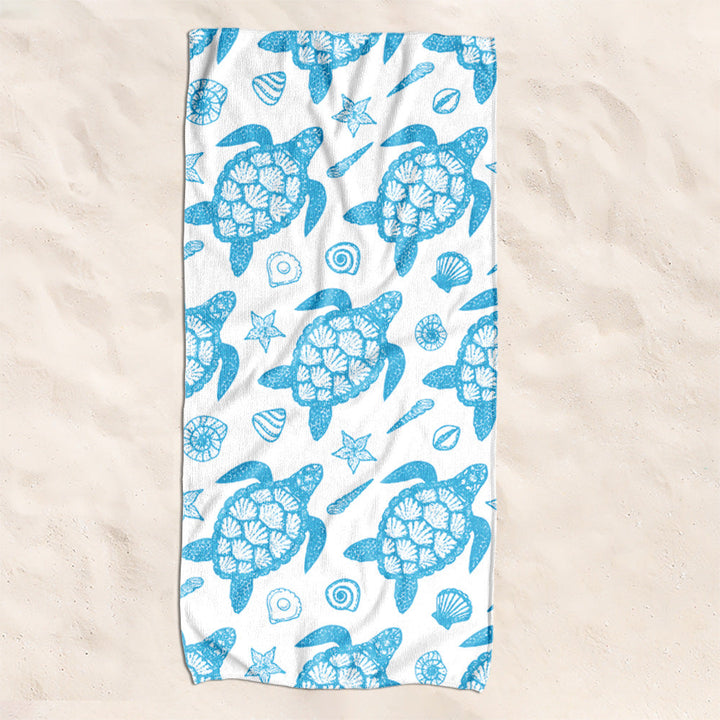Beach towel with creative turtle pattern Kalsten