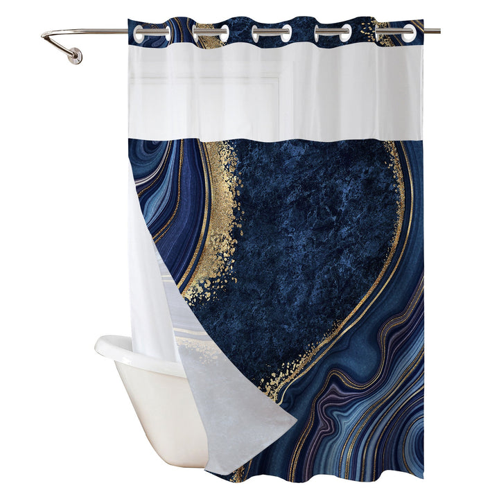 Elegant Marble Design Shower Curtain Kalsten