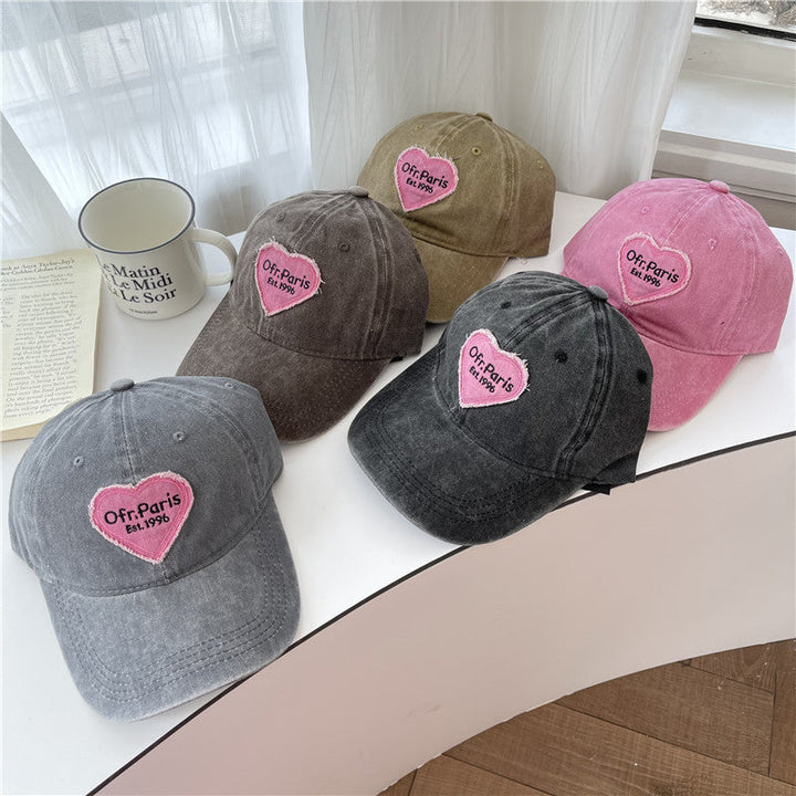 Women's Vintage-Inspired Embroidered Baseball Cap Kalsten