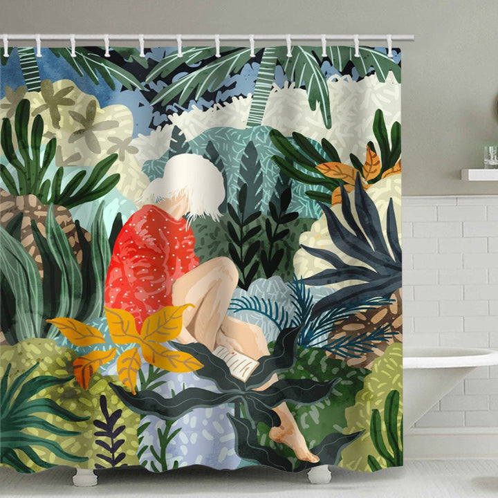 Artistic Tree Design Shower Curtain Kalsten