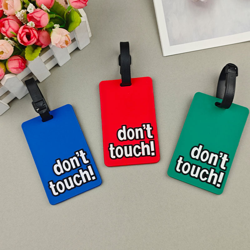 Unisex Luggage Tag with Eye-Catching Warning Message Kalsten
