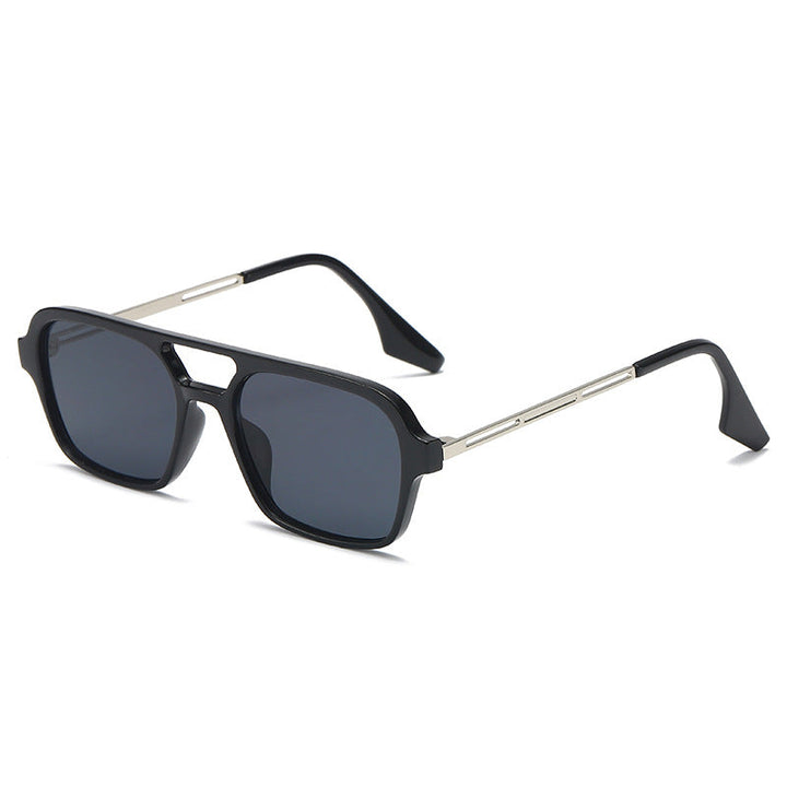 Women's trendy square sunglasses with transparent frame and gentle lenses Kalsten