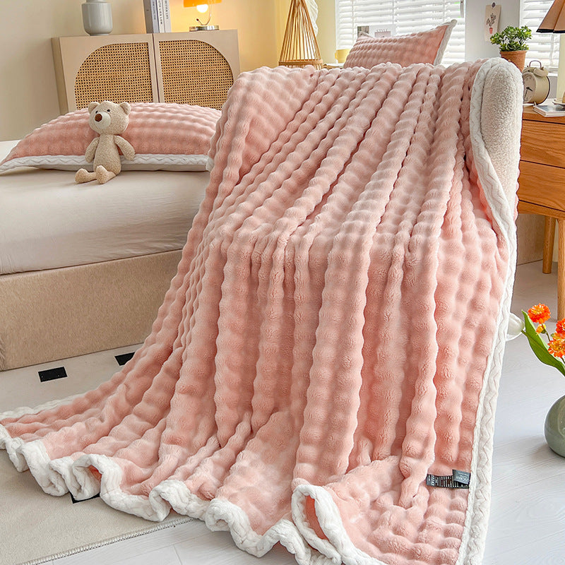 Unisex Plush Throw Blanket