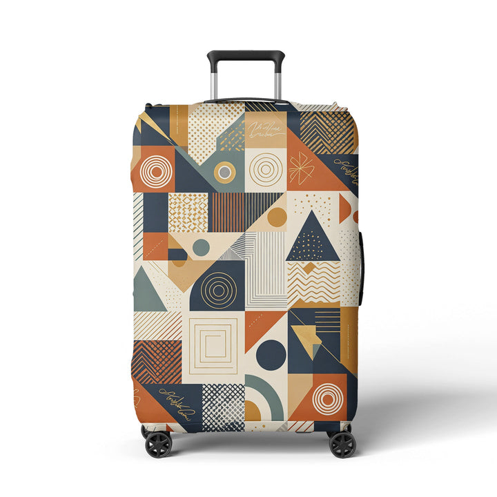 Women's suitcase cover with modern graphic design Kalsten