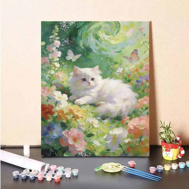 DIY Cat-Themed Painting Canvas Kit Kalsten