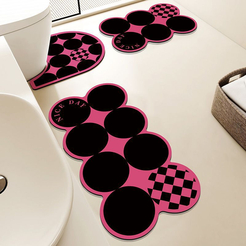 Geometric Design Bath Mat Kalsten