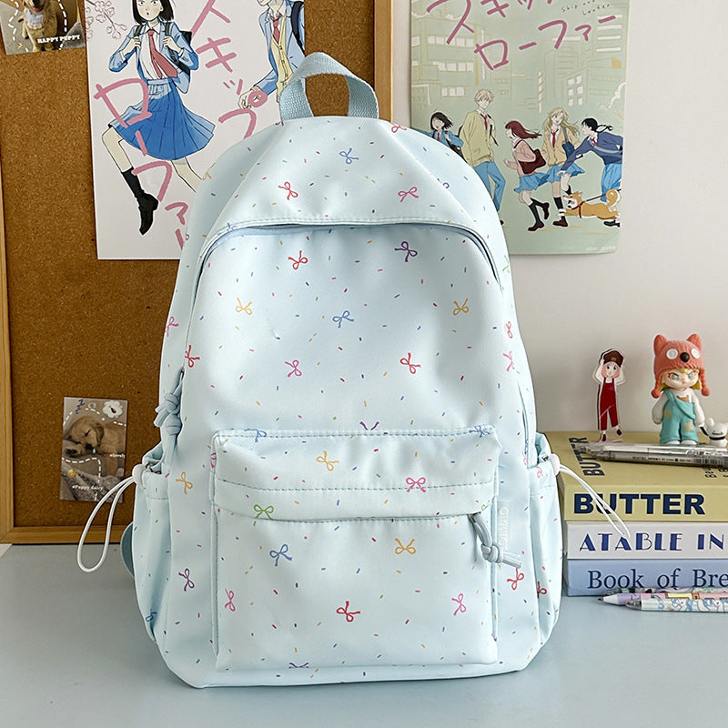 Decorative Patterned School Backpack