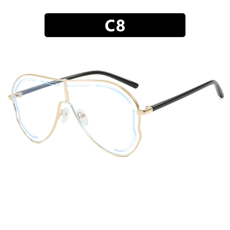 Ladies luxurious pilot sunglasses with modern frame Kalsten