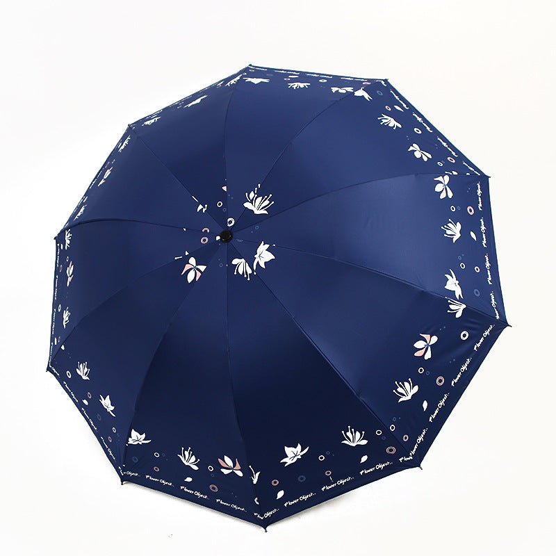 Women elegant umbrella with floral print design Kalsten