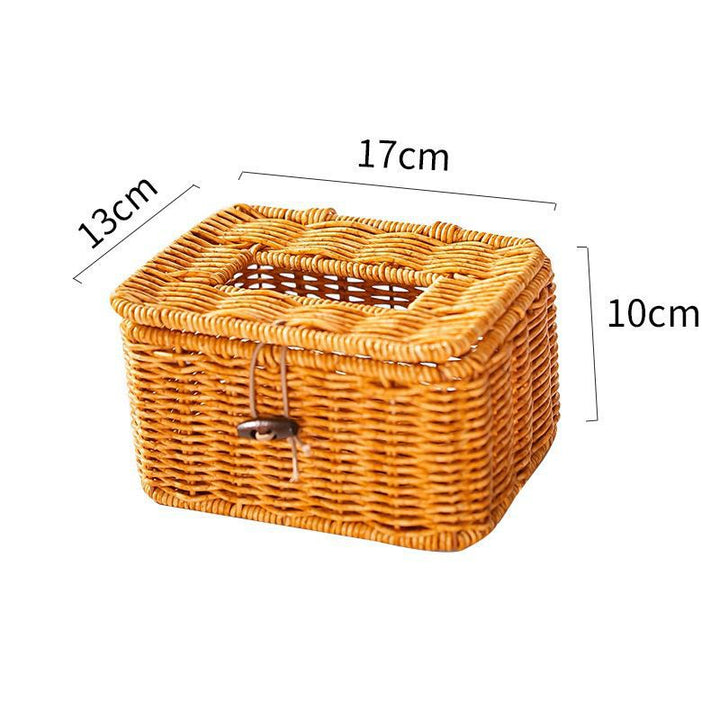 Women Handwoven Storage Box with Lid Kalsten
