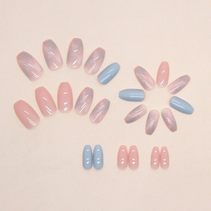 Ombre Glossy Press-On Nail Tips Kalsten
