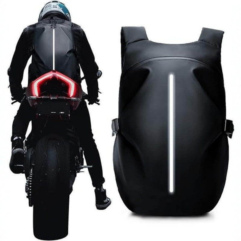 Waterproof motorcycle backpack with reflective elements Kalsten