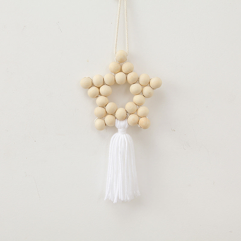 Decorative Wooden Star Wall Hanging Acalora