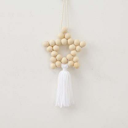 Decorative Wooden Star Wall Hanging Acalora