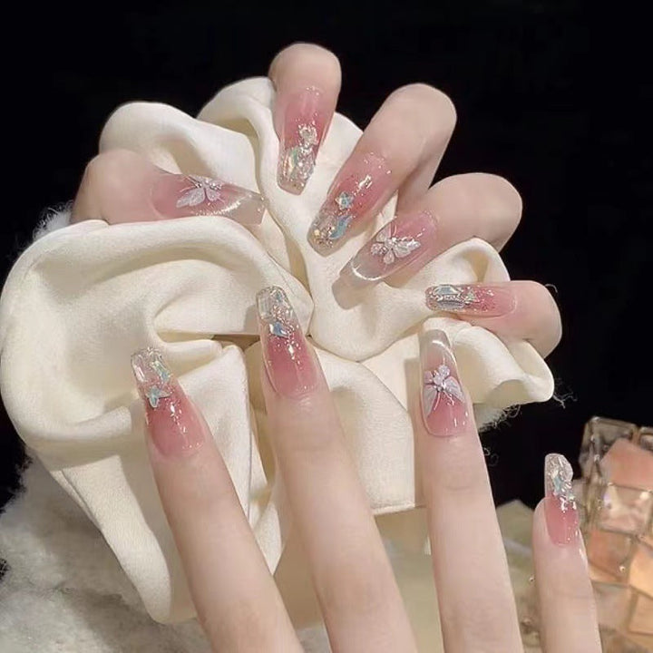 Elegant Decorative Press-On Nail Set Kalsten