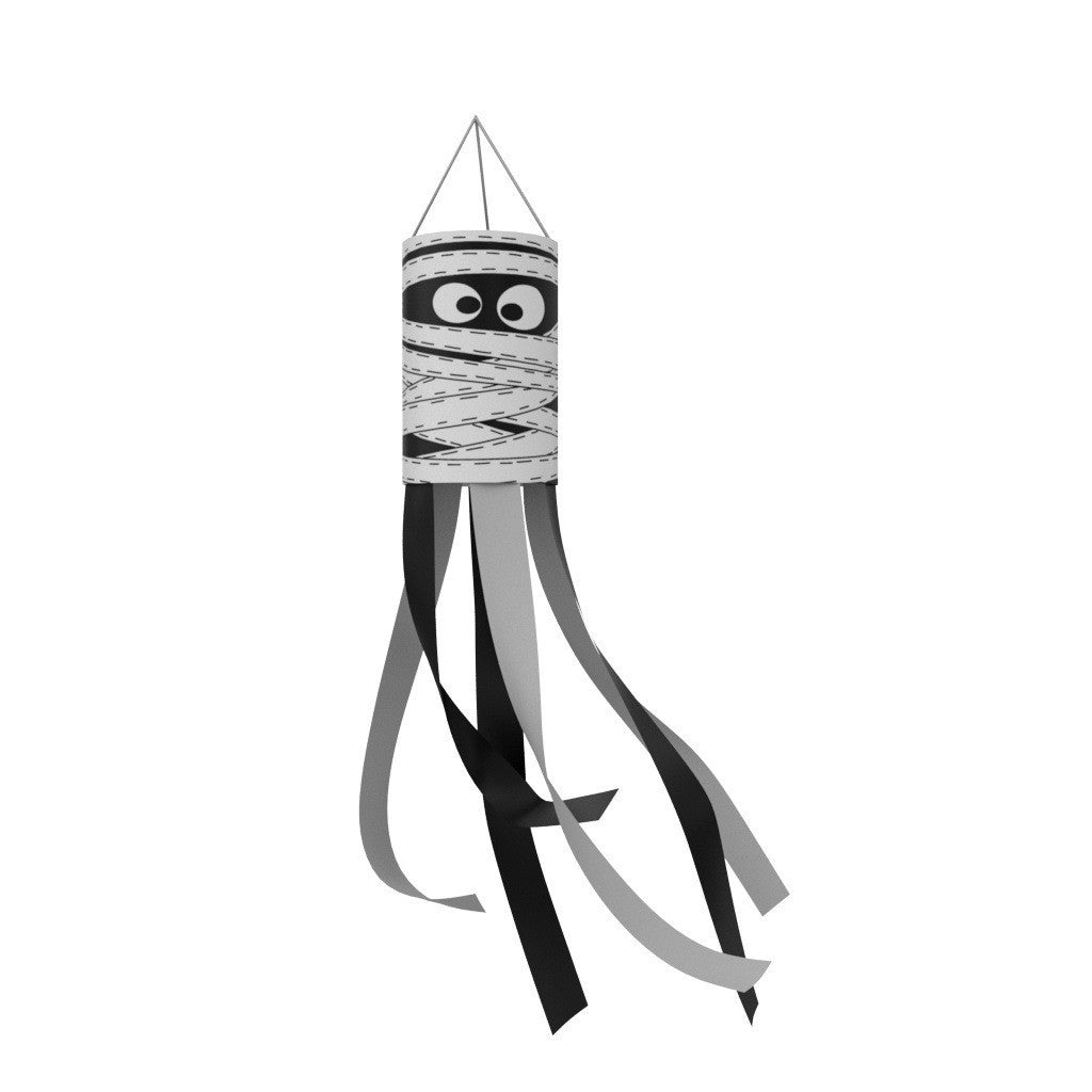 Unisex nan patriotic American flag windsock with long trailing streamers and reinforced hanging loop Kalsten