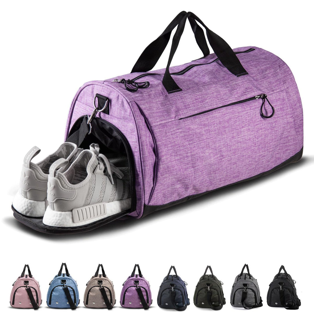 Women's sports bag with separate shoe compartment Kalsten