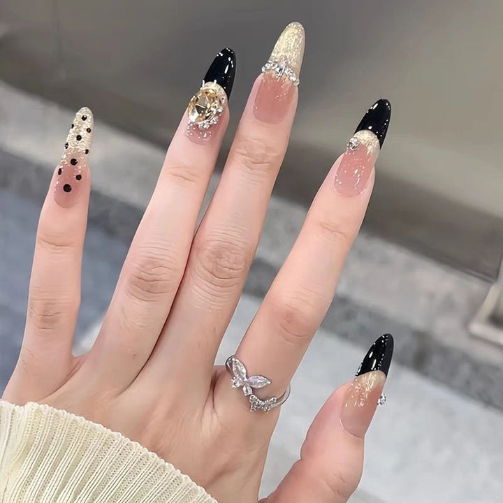 Premium Glittering Press-On Nail Extensions Kalsten