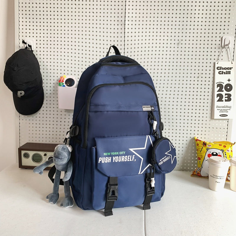 Ergonomic Urban Travel School Backpack