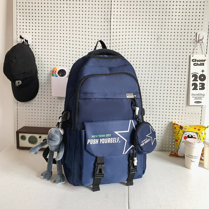 Ergonomic Urban Travel School Backpack