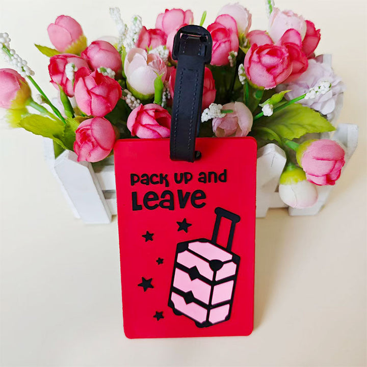 Unisex Vibrant Geometric Pattern Luggage Tag Kalsten