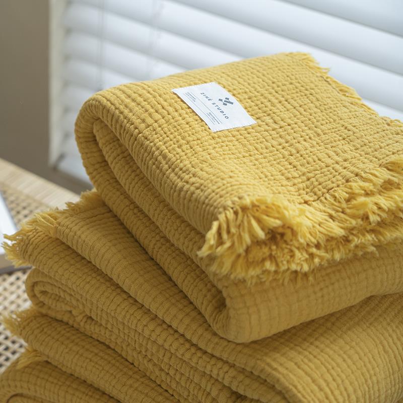 Women's cozy waffle textured blanket Kalsten