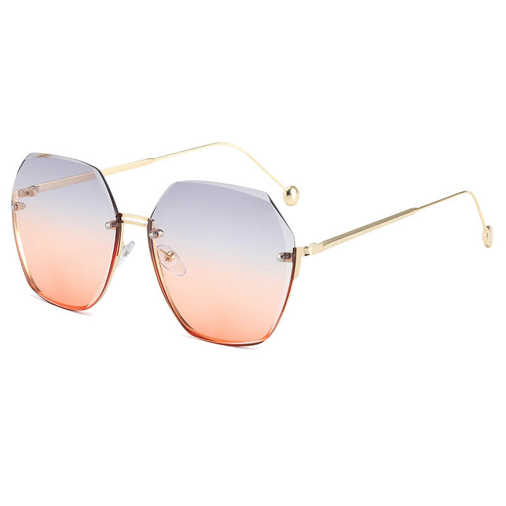 Ladies oversized sunglasses in modern hexagon style Kalsten