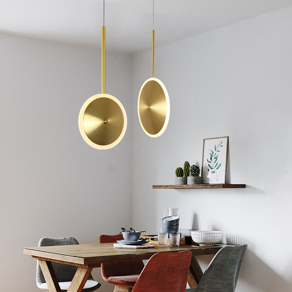 Modern Gold Chandelier Round Restaurant Lamps | Kalsten