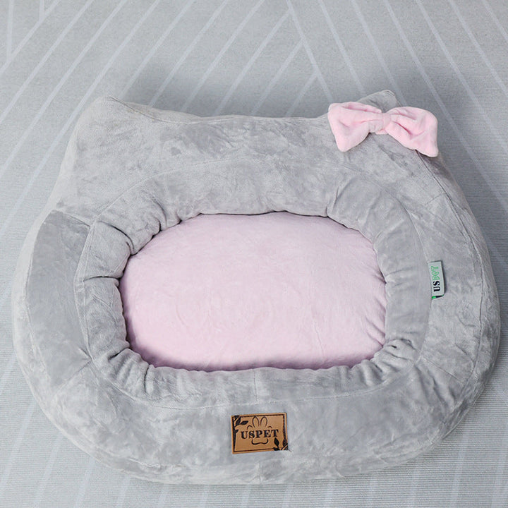 Soft-Fabric Dog Bed