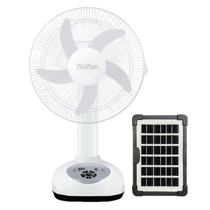 Women's Solar Powered Stand Fan with Smart Control System Kalsten