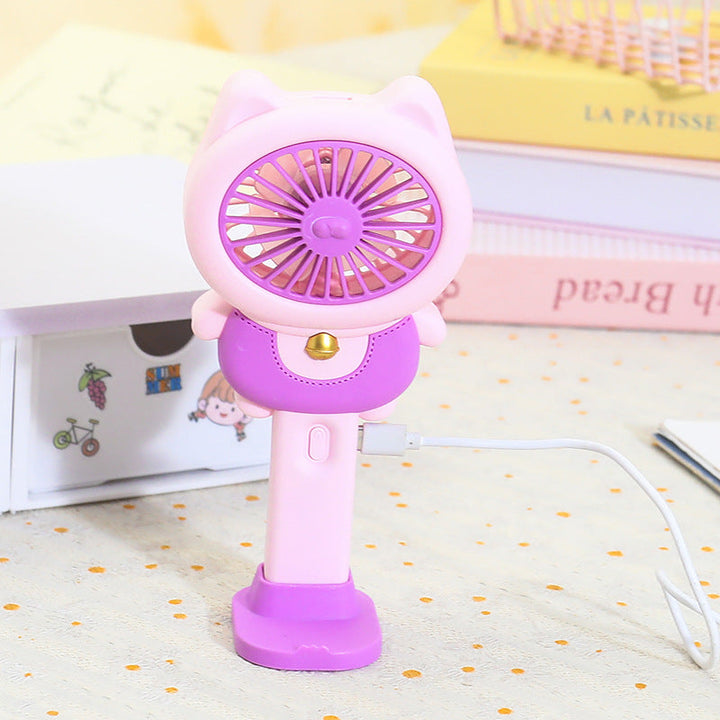 Women's Portable Hand Fan in Creative Cat Design Kalsten