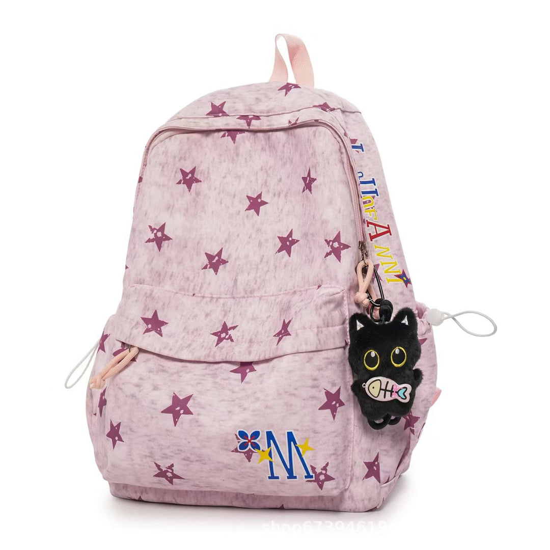 Star-Patterned Daily Use Backpack Kalsten
