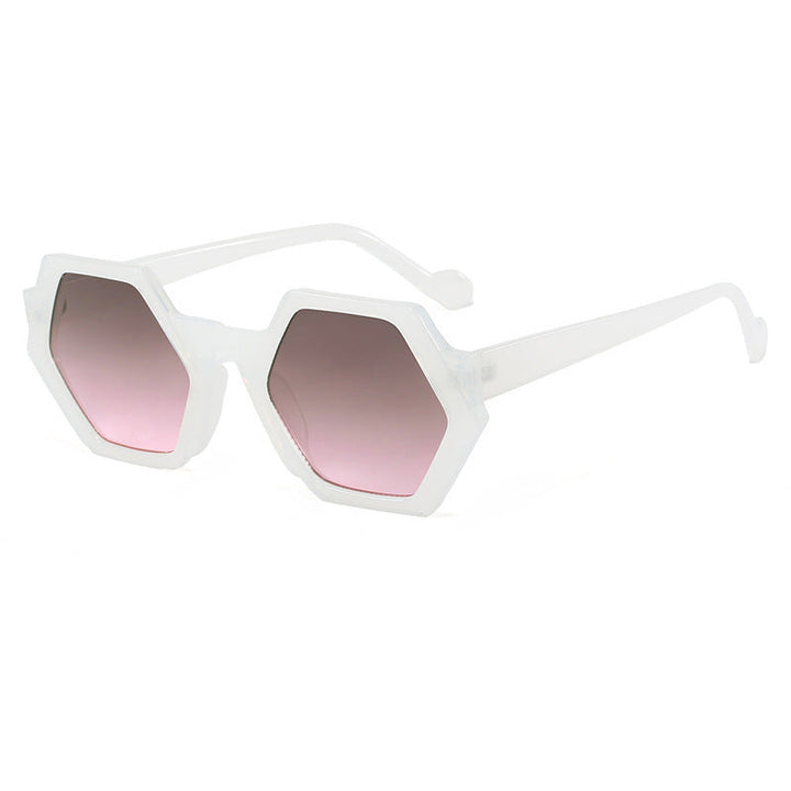 Ladies' striking sunglasses with hexagonal frame and comfortable fit Kalsten