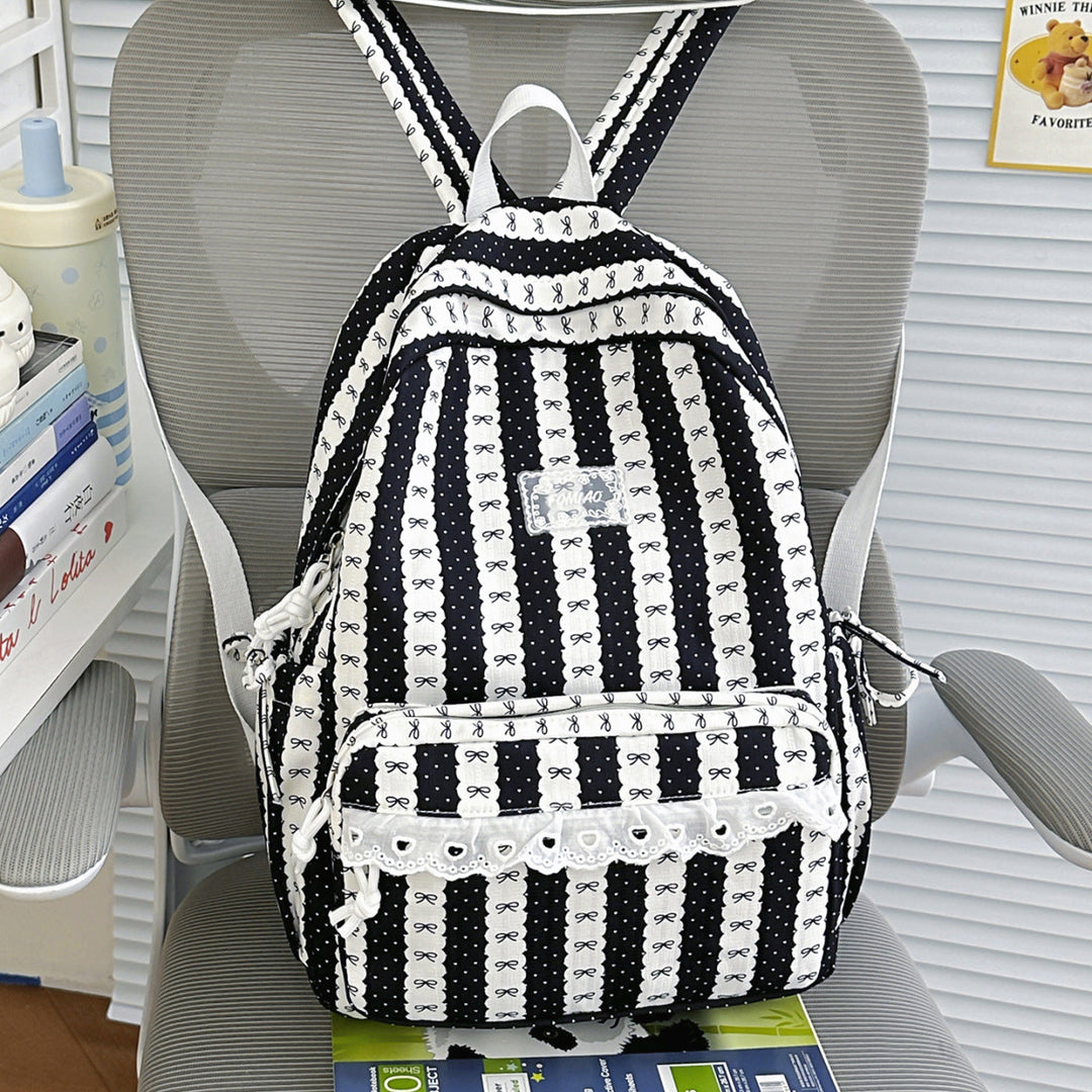 Stylish Floral Embroidered Backpack